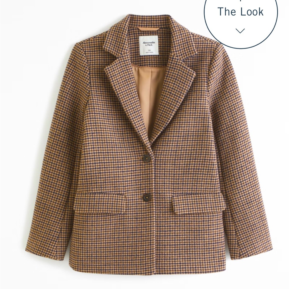 Heavyweight Wool-Blend Blazer Coat